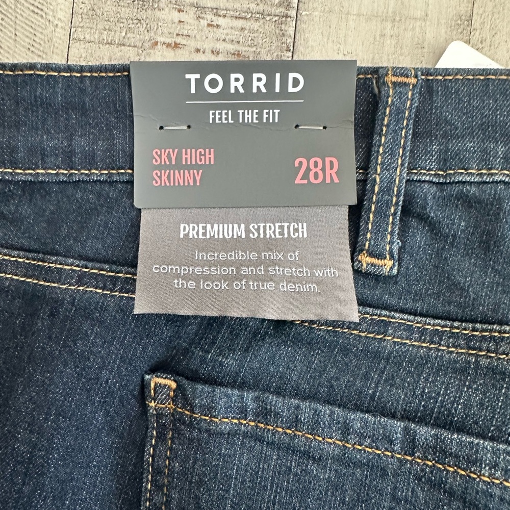 Distressed Blue Jeans - Picture 10 of 10